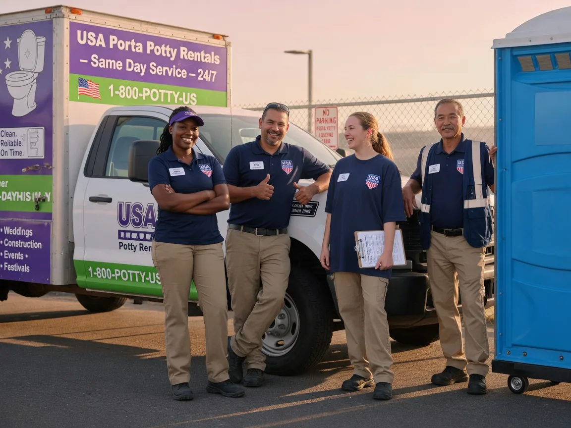 Porta Potty Rental company in Front Royal, VA